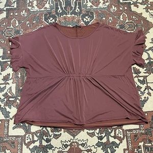 Dusty pink flowy top